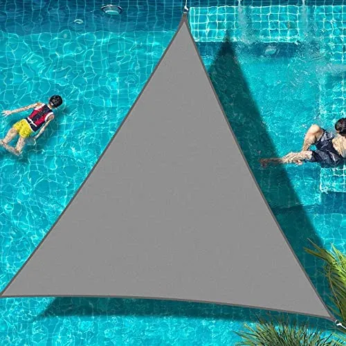Toldo Triangular Tipo Vela Importado. 3,6x3,6x3,6 Mts. Gris