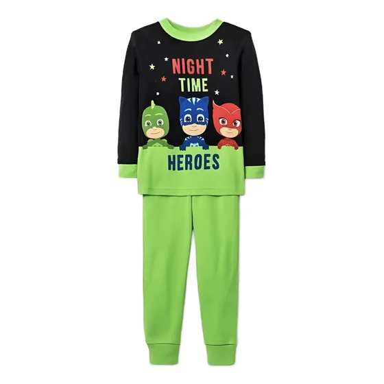 Pijama De Pj Mask Para Niños Algodón Original Ame