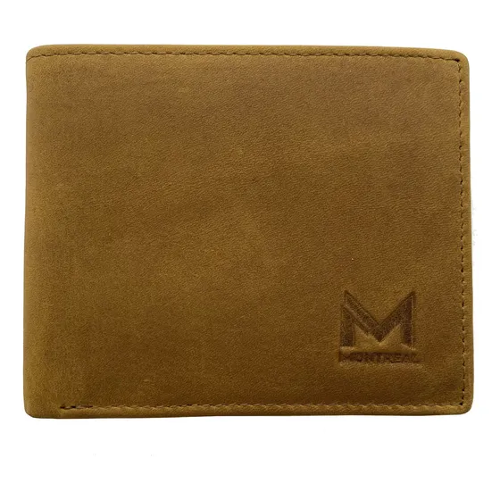 Billetera Hombre, Cuero Genuino, Original Montreal, Con Caja
