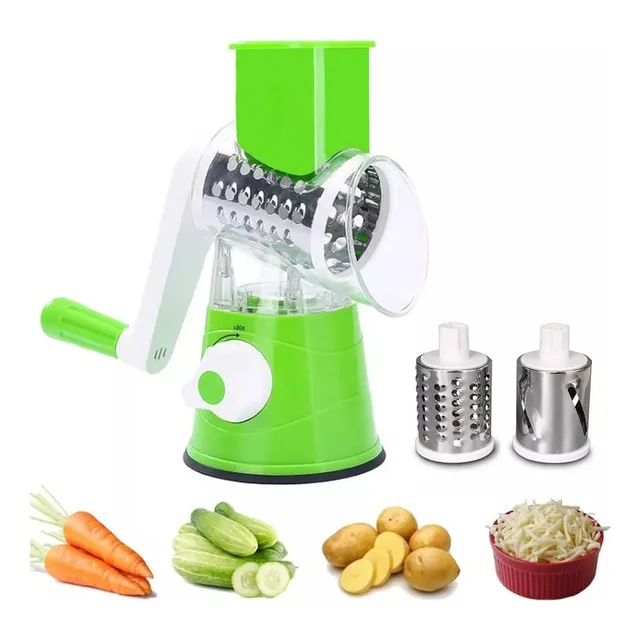 Cortador Rallador De Verduras Multifunción Manual, Okidoki.