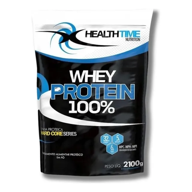 Whey Protein 100% Isolado, Zero Açúcar, 32g Proteína 2,1kg