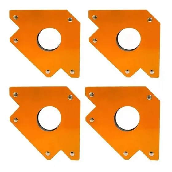 Set 4 Escuadras Magnética Soldar Carpintero 4  50lb Tyt