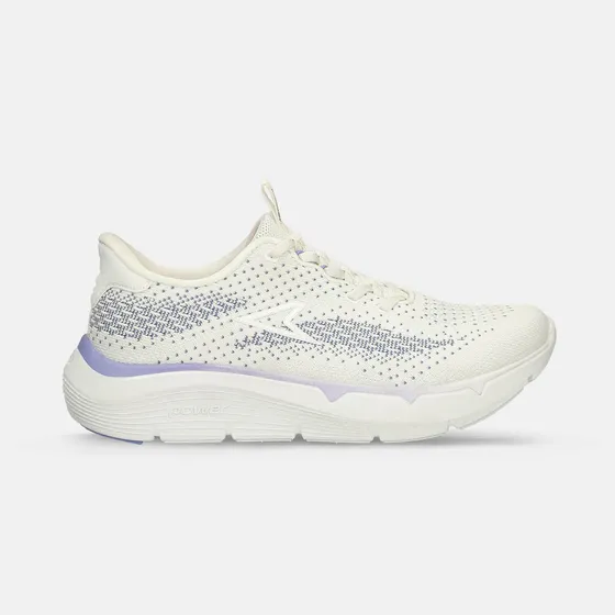 Tenis Deportivos Para Mujer Power Blanco-morado N-walk Ma 5z