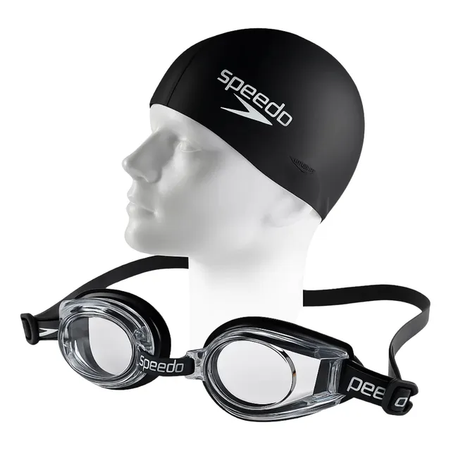 Óculos De Natação Speedo Classic Starters + Touca Silicone