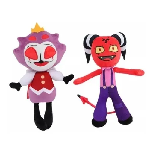Peluches En Combo Helluva Boss Peluche Blitzo Y Stolas 30cm