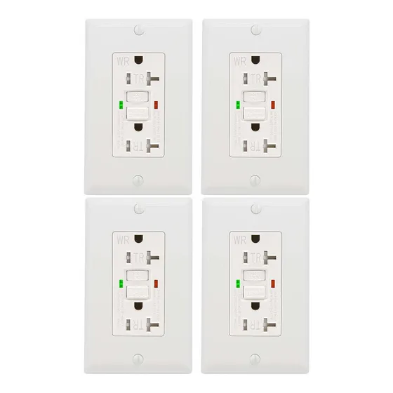 Anko Gfci Outlet 20 Amperio 4 Certificacion Ul Indicador