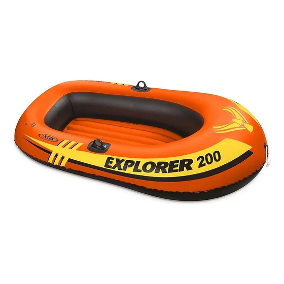 Bote Inflable Intex Explorer 200 185x94x41 Cm Naranja