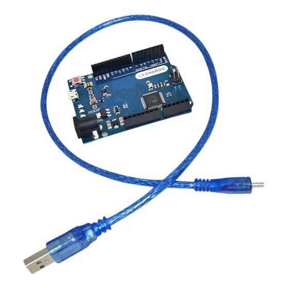 Placa Leonardo R3 Compatível Bootloader Arduino Com Cabo Usb
