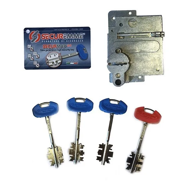 Repuesto Cerradura Securemme 60mm Corazon De Recambio
