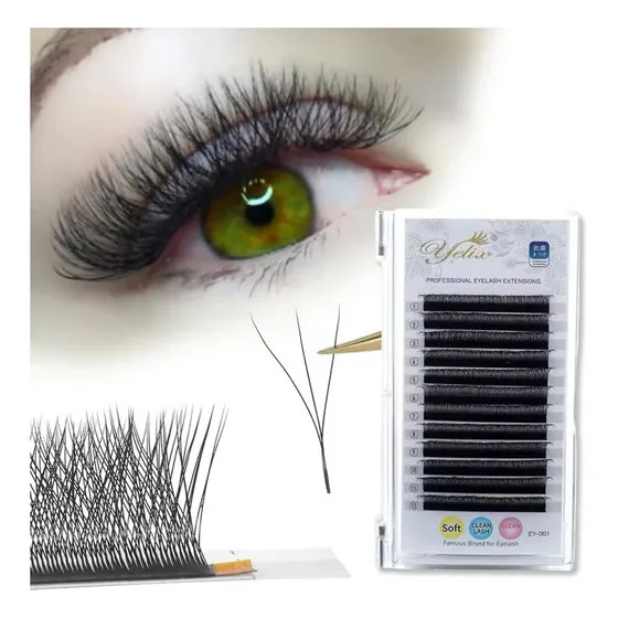 Kit Extensiones De Pestañas Postizas Vision Real Clicshop