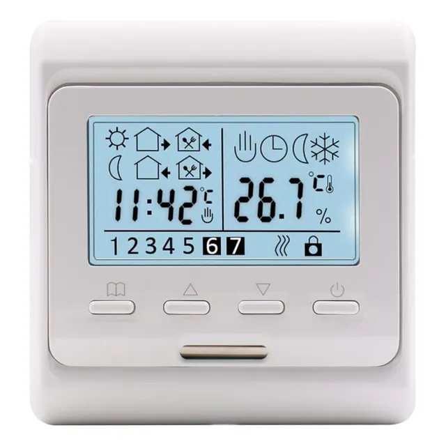 Baomain Termostato Programable Dia Lcd Digital Amperio Para