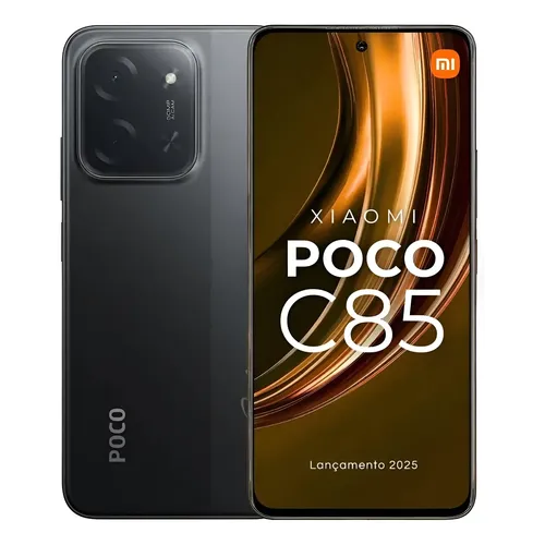 Xiaomi Poco C85 - 256gb 8gb Ram Cor Preto | Frete grátis