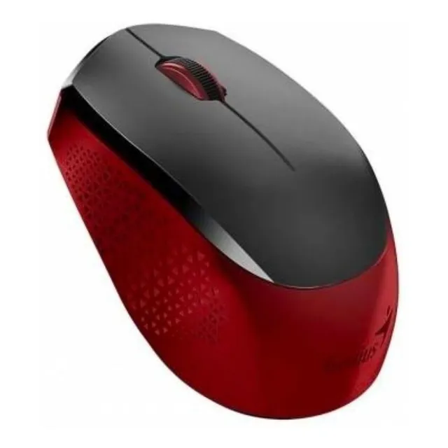 MOUSE INALAMBRICO GENIUS NX-8000S NEGRO Y ROJO PC MAC USB