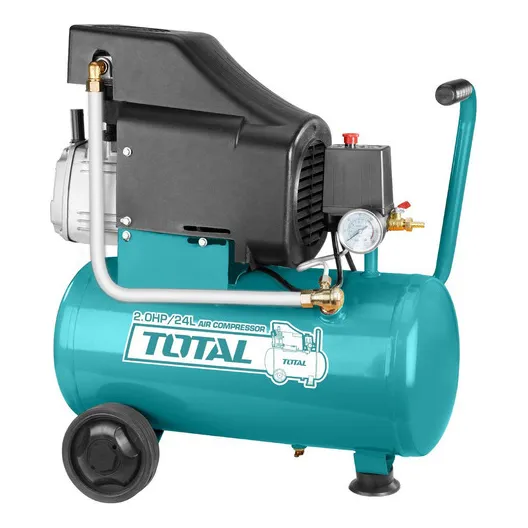 Compresor De Aire Total Capacidad 24 Litros Motor De 1.5kw 2hp TC1202411