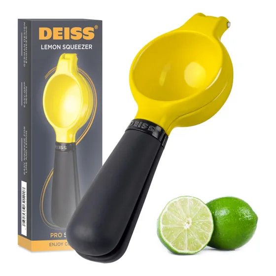 Deiss Exprimidor Limon Metal Resistente Profesional Mano Cal