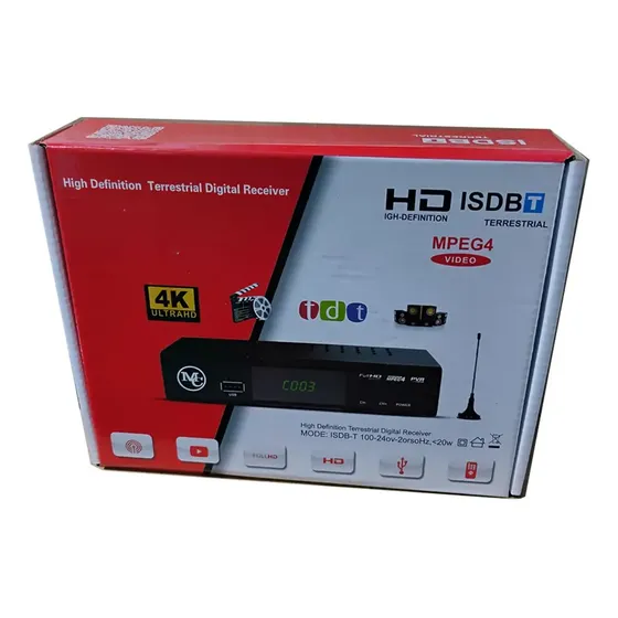 Sintonizador Decodificador Tv Digital Hd 1080p Tdt Isdbt MR | Cuotas sin interés