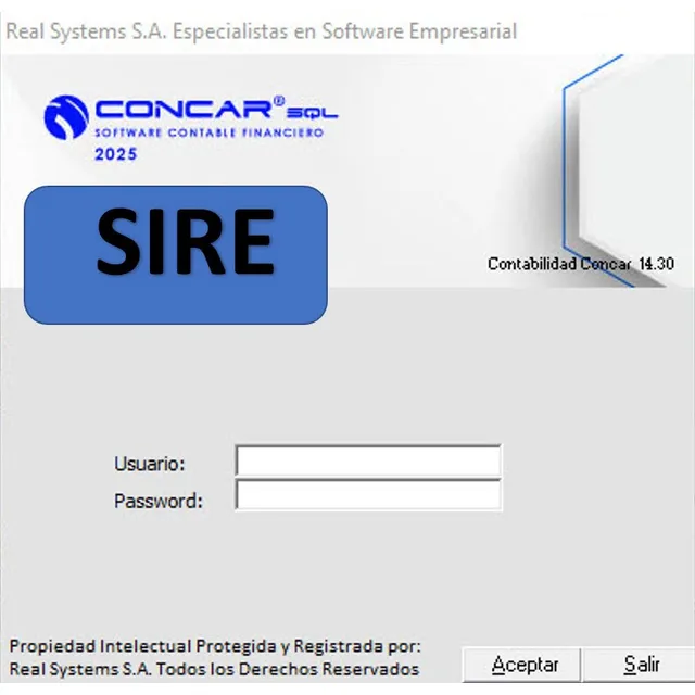 Concar Sql 2024 + Sire Ultima Version
