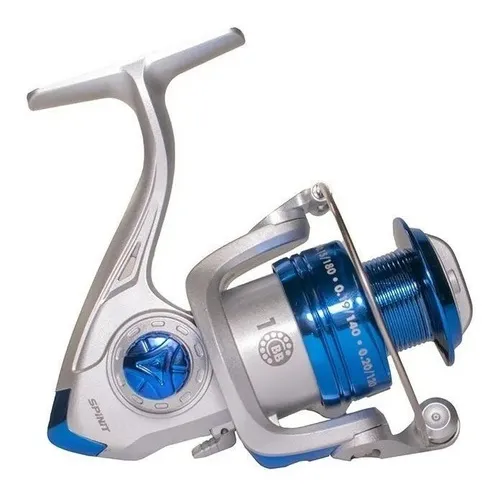 Reel Frontal Spinit Lb 401 1 Ruleman lado de la manija Derecho/Izquierdo color plateado