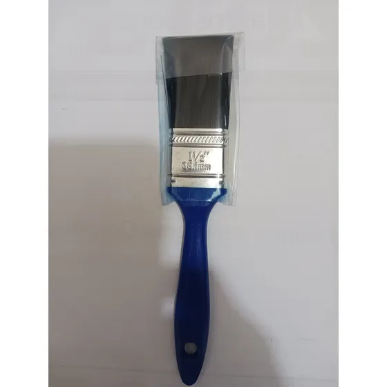 Brocha Azul Cerdas Negras 1 1/2' (pack De 2 Unidades).