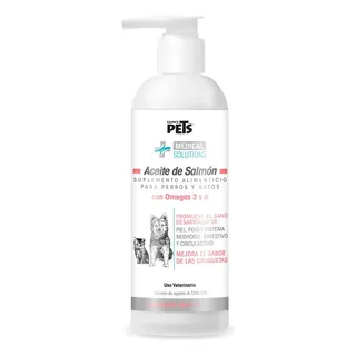 Aceite De Salmón Omega 3 Y 6 Para Perros Y Gatos 1 L Fancy Pets 1 Litro Suplemento Alimenticio Aceite De Salmón Para Perros Y Gatos 1l Con Omega 3, 6, Dha Y Epa