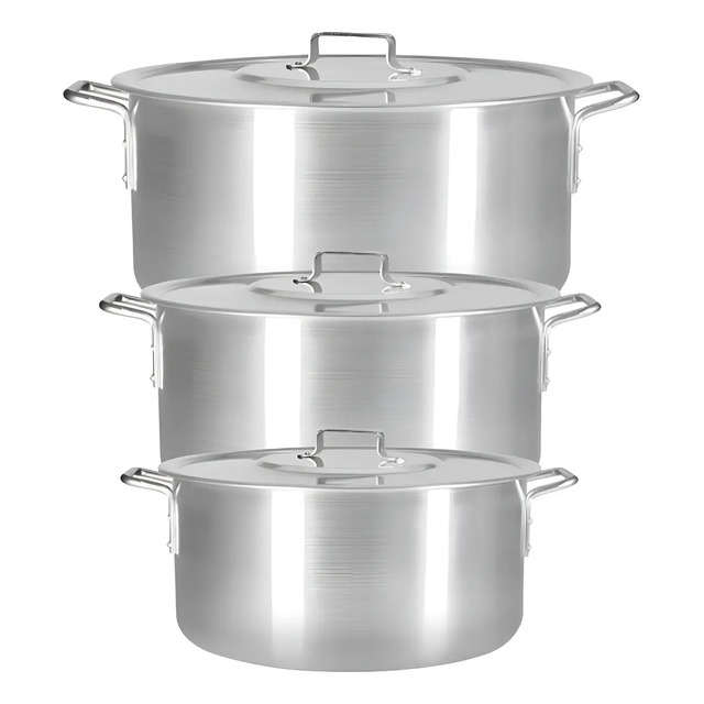Kit Panela Galacto 3 Pecas para Feijoada e Caldo