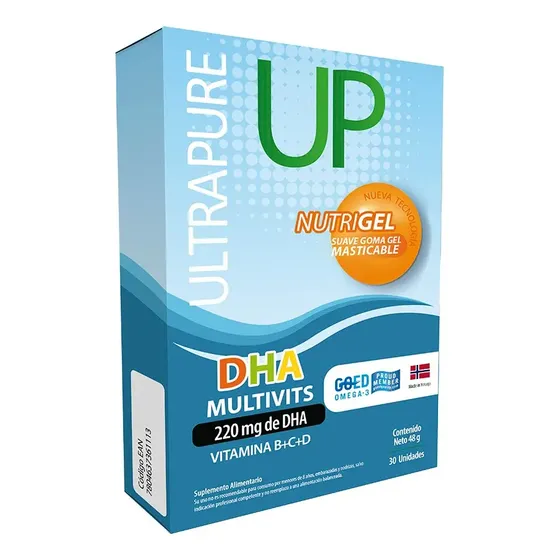 Omega Up Gomitas Omega Vitaminas Hechas En Noruega 30 Unid Sabor Naranja | Cuotas sin interés