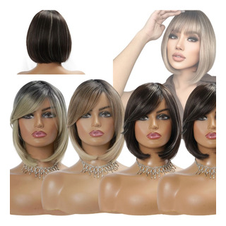 Peruca Fibra Futura Alta Temperatura 35cm + Touca Wig Cap Peruca Fibra Futura Alta Temperatura 35cm + Touca Wig Cap