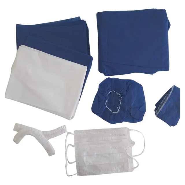 Kits 10 Cirúrgico Implante Estéril Gr30 Azul Medicallog