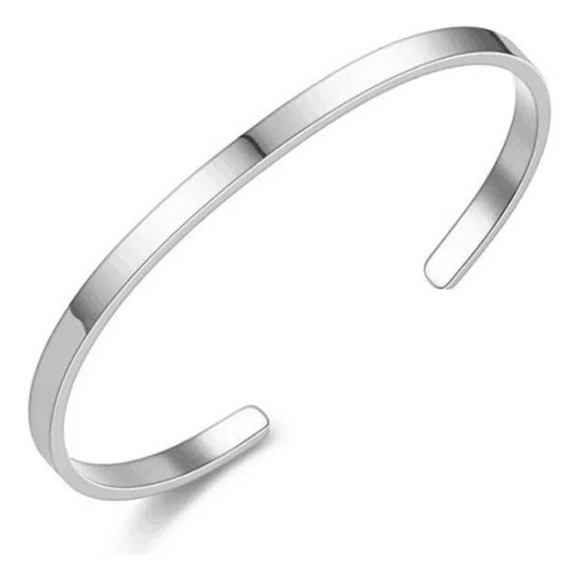 Pulsera De Cadena Cubana De Acero Inoxidable De 3 Mm Para Ho