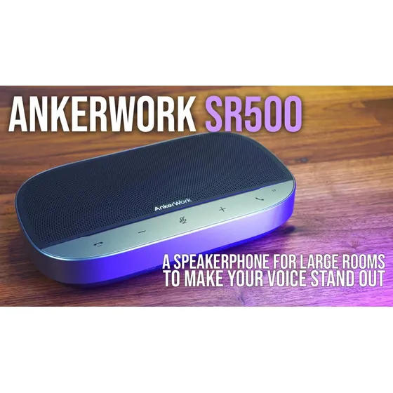 Microfono Altavoz Usb Anker Para Conferencias Zoom Sr500