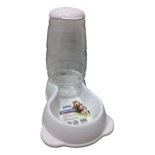 Comedero Automatico Capacidad 1,36kg Color Blanco