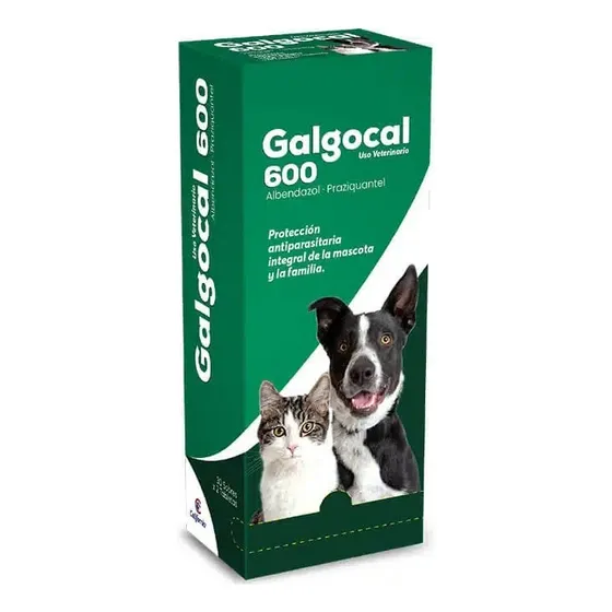 Desparasitante Galgocal 600 2 Tabletas