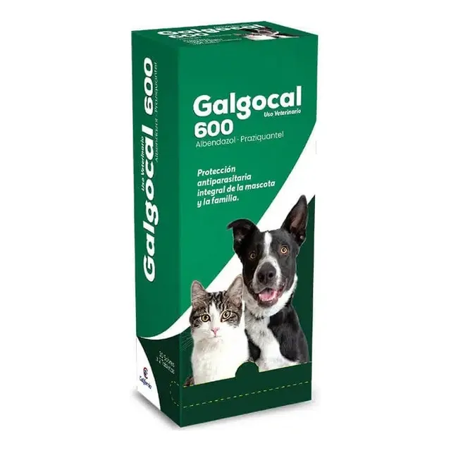 Desparasitante Galgocal 600 2 Tabletas