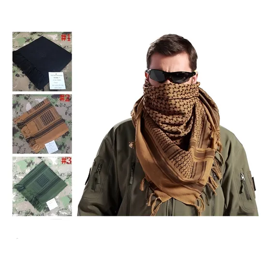 Shemagh Tactico Militar 100 % Algodon - Importado Colores