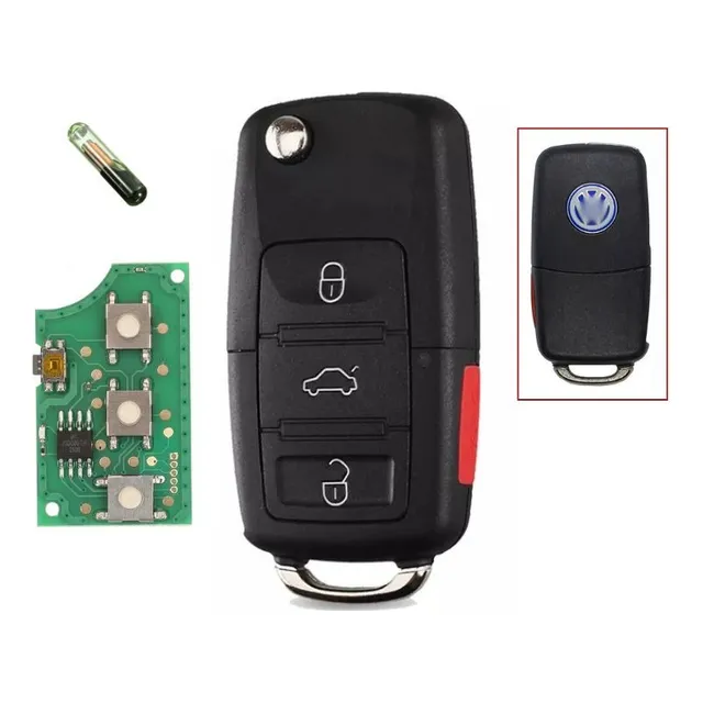 Llave Control Chip Para Vw Jetta A4 Golf A4 753 Dc 2002-2009