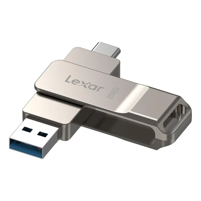 Unidad De Salto Lexar D40e 256 Gb Dual Usb 3.2 Gen 1 Tipo C,