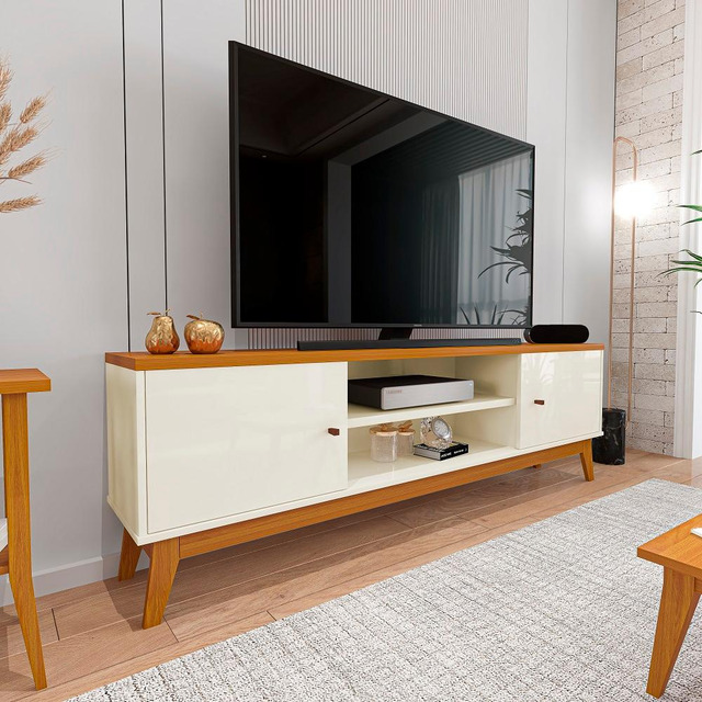 Rack Para Tv Até 75 Polegadas 2 Portas Itália 180cm Rack Para Tv Até 75 Polegadas 2 Portas Itália 180cm