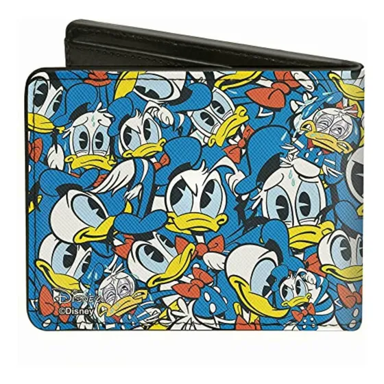 Cartera Pato Donald Collage Disney Color Azul