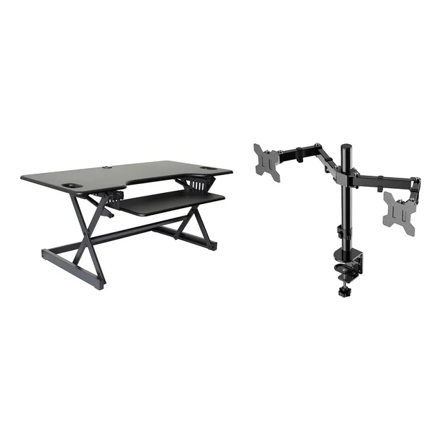 Convertidor Grande De Escritorio Altura Ajustable 117 Cm Neg
