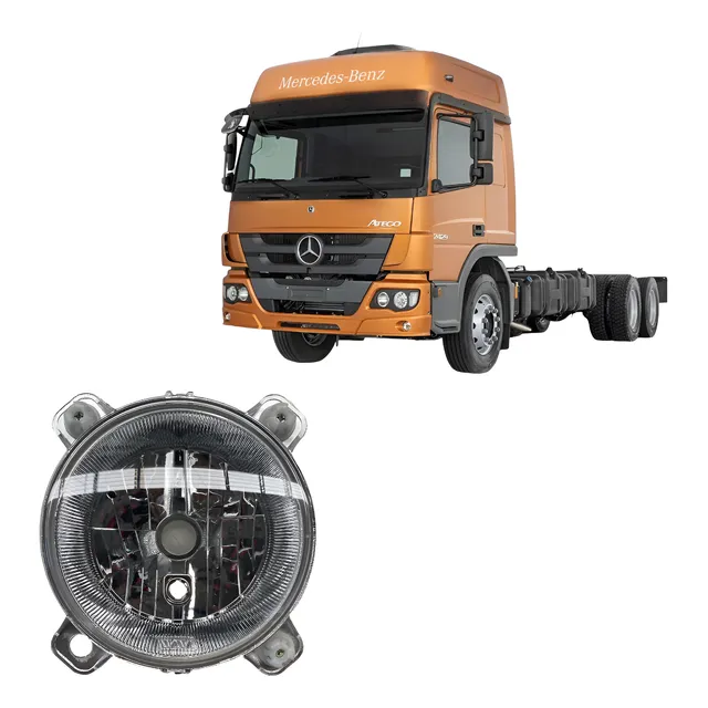 Bloco Óptico Farol Baixo Mb Atego Atron Actros 2013 A 2021
