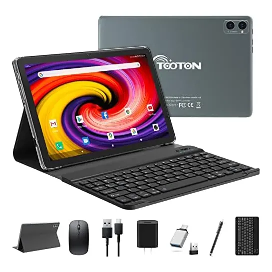 Tablet Tooton 10.1'' Fhd 128gb 13mp 8mp 5g Wifi -gris
