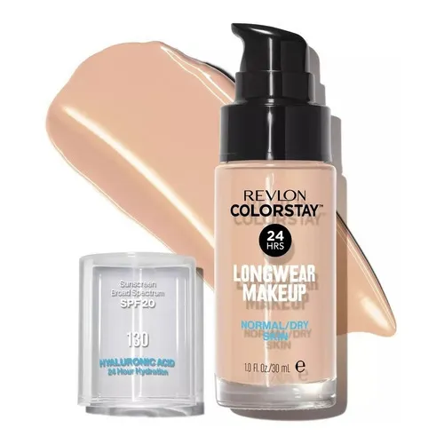 Base de maquillaje líquida Revlon ColorStay tono 130 porcelain - 30mL