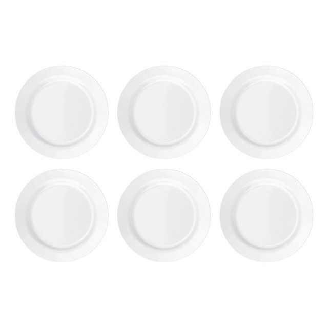 Jogo De Pratos Rasos Duralex Vidro Nadir Opalino Kit 6 Unid Jogo De Pratos Rasos Duralex Vidro Nadir Opalino Kit 6 Unid