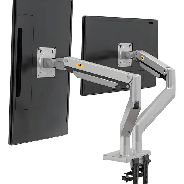 Soporte Monitor Brazo Doble De Mesa North Bayou G32 22 A 32