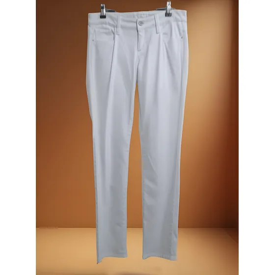 Pantalon Dama Marca Guess Color  Blanco , Tela Jeans