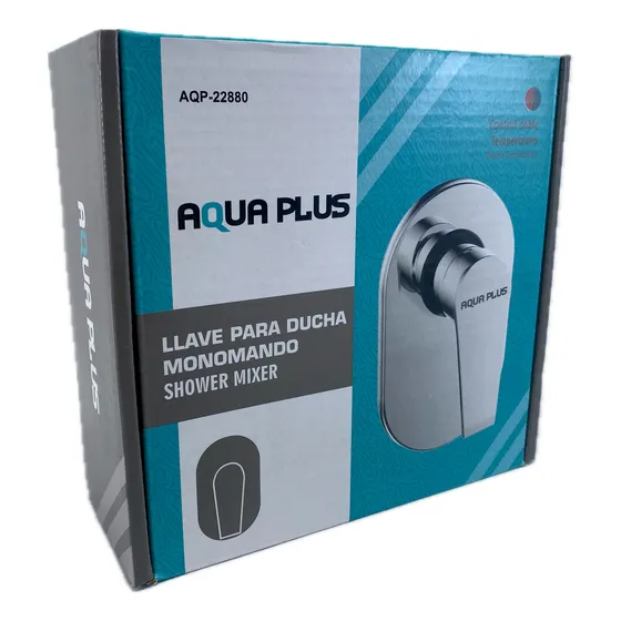 Griferia Llave Para Ducha Individual 1/2 De Lujo Cromada