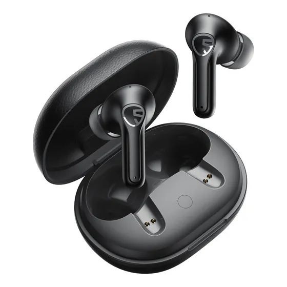 Auriculares Inalámbricos Soundpeats T3 Pro Con Cancelación A Color Negro