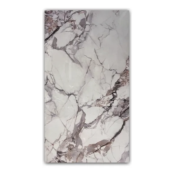 Revestimiento Pared Placa Uv Pvc Simil Piedra Marmol 122x260