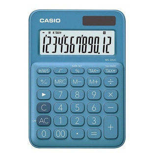 Calculadora De Escritorio Casio 12 Dig Solar Ms-20uc Oficina Color Jade - Ms-20uc-bu Calculadora De Escritorio Casio 12 Dig Solar Ms-20uc Oficina Color Jade - Ms-20uc-bu