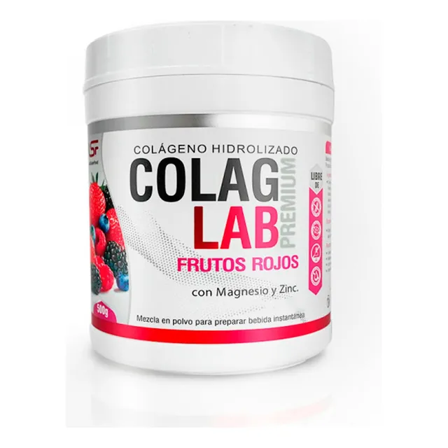 500g Colágeno Hidrolizado Bioactivo Vitamina C B7  Mandarina